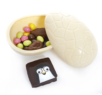 Œuf de Pâques et sa bouchée surprise 130 gr