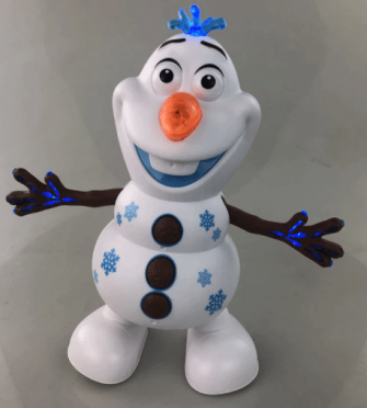 bonhomme de neige Olaf danse et chante