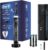 Oral-B Genius X 20000 Édition Luxe Brosse à Dents Électrique Rechargeable par Braun, 1 Manche Noir avec Intelligence Artificielle, 4 Brossettes, 1 Étui de Voyage USB