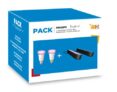 Pack de 2 Ampoules et 2 Lampes connectées Philips Hue Play Blanc et Noir