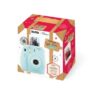 Pack Fujifilm Instax Mini 9 Bleu Givré + film Fujifilm Instax Mini 10 vues + 1 Kit déco