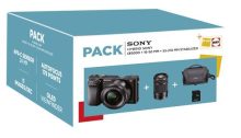 Pack Fnac Hybride Sony Alpha A6000 + Objectifs 16-50 mm + 55-210 mm + Carte Mémoire SD 16 Go + Fourre-tout