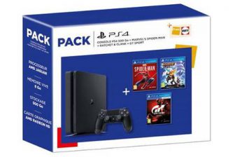 Consoles PS4 SONY SONY PACK PS4 500 GO + MARVEL'S SPIDER-MAN +GT...
