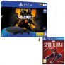 Pack PS4 1 To Noire + 2 jeux PS4 : Call of Duty Black Ops 4 + Marvel’s Spider-Man