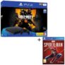 Pack PS4 1 To Noire + 2 jeux PS4 : Call of Duty Black Ops 4 + Marvel’s Spider-Man