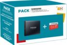 Samsung Pack SSD SAMSUNG T5 1To + Carte Micro SD 64Go EVO PLUS