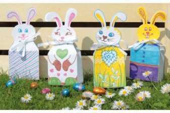 Boîtes lapins de Pâques à décorer
