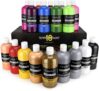 18 Couleurs Tempera peinture au doigt lavable