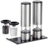 Peugeot Saveurs 2/27162 Elis Sense U&rsquo;Select Coffret Duo Moulin à Poivre et à Sel Electrique Inox Brossé 20 cm
