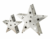 Lanterne étoile Lot de 2  argenté