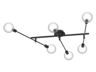 Plafonnier 6 lumières