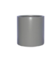 POT CYLINDRE POLYSTONE TAUPE