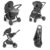 CHICCO Poussette Combinée Trio Pack URBAN PLUS – Anthracite