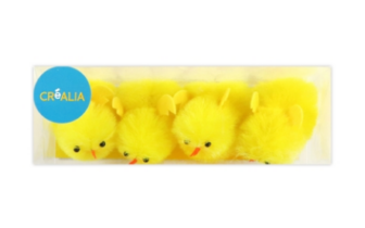 4 poussins - 8 cm
