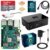 ABOX Raspberry Pi 3 Modèle B Plus (3 B+) Starter Kit [ 2018 Version Dernière ] 32 Go Classe 10 SanDisk Micro SD Carte, 5V 3A Alimentation Interrupteur Marche/Arrêt Boîtier Noir