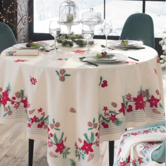 Nappe Roses d'Hiver
