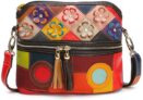 Sac à bandoulière à Fleurs Multicolore