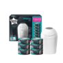 Pack poubelle à couches + 6 recharges Tommee Tippee