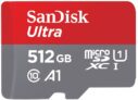 SanDisk Carte Mémoire microSDXC Ultra 512 Go + Adaptateur SD