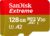 Carte Mémoire MicroSDXC SanDisk Extreme 128 Go + Adaptateur SD