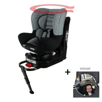 NANIA Siège auto Revo Isofix Jdf Groupe 0/1 - Naissance à 18...