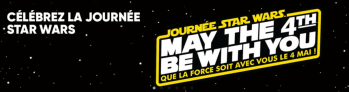 Star Wars May the force chez Fnac