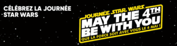 Star Wars May the force chez Fnac
