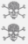 Mini transfert thermocollant Skull