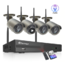 système de caméra sans fil HD 1080 P 2.0MP