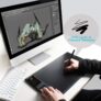 Tablette Graphique sans Fil avec 5080 LPI