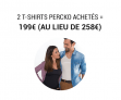 2 T-SHIRTS PERCKO ACHETÉS chez Nature&Découvertes