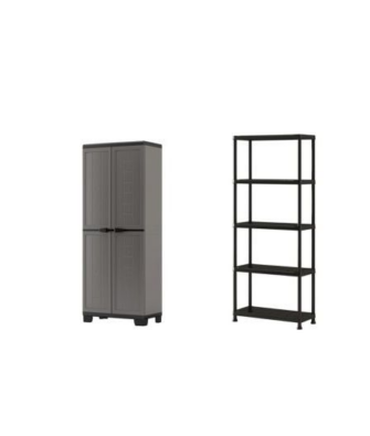 ENSEMBLE ARMOIRE + ÉTAGÈRE JOLY