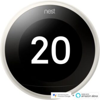 Thermostat connecté Nest Learning 3ème génération Blanc