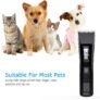 Tondeuse LCD sans fil silencieux pour chien/chat Hurrise