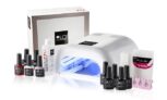 Vernis semi-permanents LCI avec lampe UV et accessoires manucure