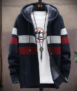 Cardigan à capuche en laine pour homme