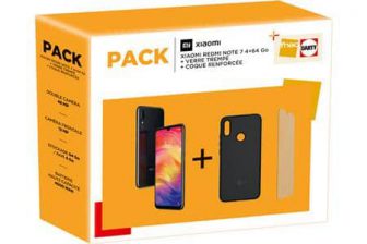 Smartphone XIAOMI REDMI NOTE 7 PACK 64 GO BK + PE +...