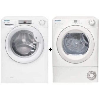 Lave linge frontal - 10 kg + ZEROWATT Sèche-linge
