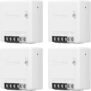 pack de 4 ZigBee Interrupteurs Compatible avec Alexa